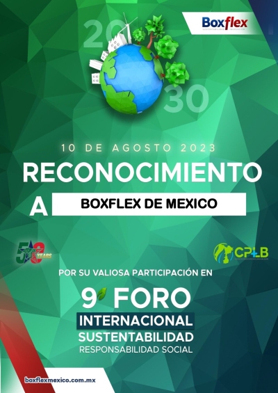 Boxflex Participa en el 9ª Foro Internacional de Sustentabilidad y Responsabilidad Social.